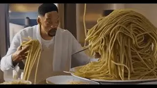 Will Smith eating Spaghetti