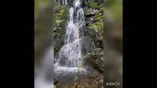 Závojový vodopád w czeskich Karkonoszach