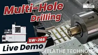 High-Precision Performance of Swiss-Type CNC Lathe with Superior Rigidity.