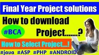 How to download free project in  bca |Free  Download |how to download project in bca last sem