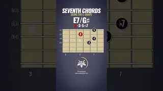HOW to learn Seventh Chords on GUITAR (Pt. 2) #guitarlessons #guitartheory #guitarmusictheory
