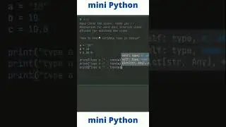 Mini tuto Python programmation in 60s #5