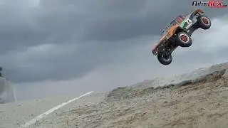Exceed RC Rally Monster Nitro Gas Powered .18 Engine 2-Speed Ready to Run RC Remote Control Truck