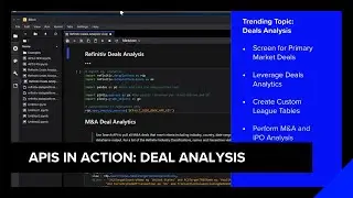 APIs in Action: Deal Analysis