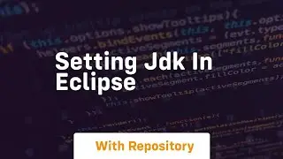 setting jdk in eclipse