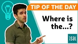 Where is the...? Could you tell me where.... is? - Learn English