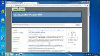 Install Visual Studio 2010 Express for editing report in NAV 2013