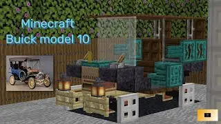 Minecraft how to build Vintage cars: Buick model 10