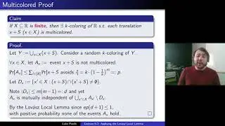 Probabilistic Methods 6-2: Applying the Local Lemma