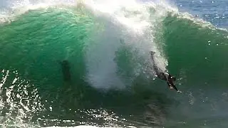The Wedge - High Surf Alert - Newport Beach, CA