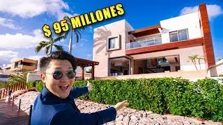 House for sale with pergola and dock in Cancun for $95 million