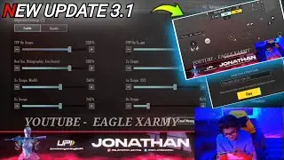 UPDATE 3.1 | JONATHAN SENSITIVITY | JONATHAN CONTROL CODE | JONATHAN SENSITIVITY SETTINGS