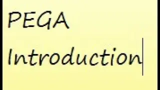 Pega Introduction