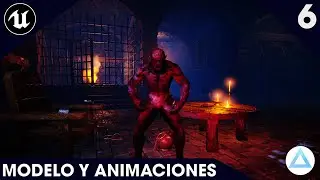 Como CREAR un Videojuego de TERROR en Unreal Engine 5 /Modelo Enemigo y Animaciones / 6-CAP/ 🎃👻💀🔦
