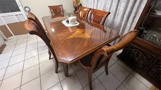 I GAVE MY MOM OUR OLD  DINING TABLE ❤️🙂✅