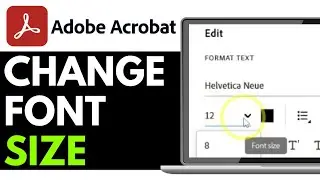 How to Change Font Size in Adobe Acrobat 2026 (QUICK & EASY)