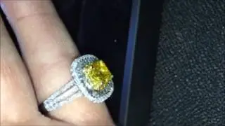 The ring of your dreams fancy yellow diamond By Simon Yosef Jewelry
