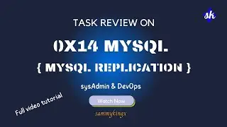 mysql configuration and replication - mysql project