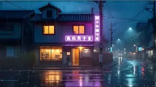 Tokyo Midnight Rain 🌧️ | Cozy LoFi Beats to Sleep, Relax & Chill