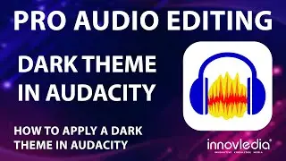 Dark Theme in Audacity (Audio Editor)