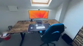 My New Modern Desk Setup!