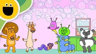 Onomatopede and Worm (Sesame Studios)