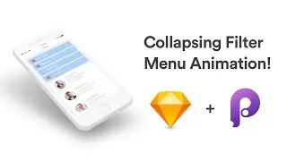 Sketch + Principle Tutorial: Collapsing Filter Menu Animation!
