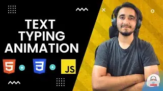Text typing animation with HTML,CSS and JS | Auto typing effect 2022