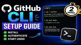 GitHub CLI Setup Guide in 2 Minutes ⚡