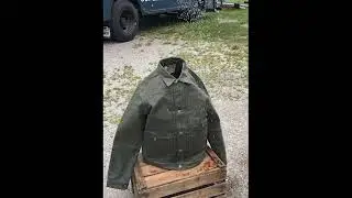 Sneak Peek - 1908 Miner Jacket waxed oliv