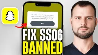 How to Fix Snapchat SS06 Code in iPhone | Fix Snapchat Device Banned