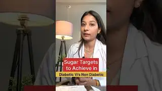Sugar Targets in Diabetic & Non Diabetic Patients 👨‍⚕️💉 #medicine #diabetes #neetpg #shorts #neet