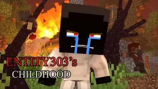 "World Split In Two" - A Minecraft Music Video ♪ (Entity303's Life)