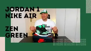 Nike Air Jordan 1 (Zen Green) - Most Comfortable Jordan 1!