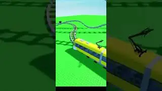 I drove a tram in roblox create a cart ride!!! 