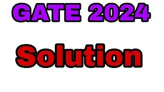 GATE 2024 SOLUTION || GATE 2024 STATISTICS SOLUTION || #mathematicsstudent