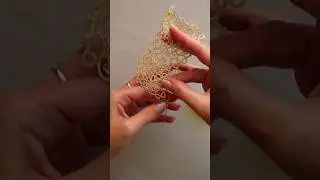 Создание салфетки фриволите