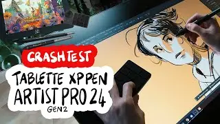 CRASH TEST - La nouvelle tablette écran XP-PEN Artist Pro 24 - la review ! 🔥
