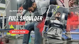 Full shoulder workout in fat loss | Drop sets