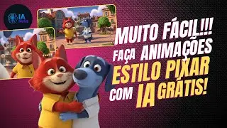 🎬 Faça Animação Estilo PIXAR com IA GRÁTIS!