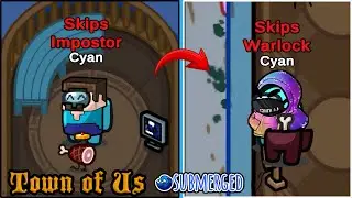 *NEW* Among Us - Town of Us Mode - Submerged Map - Funny Moment