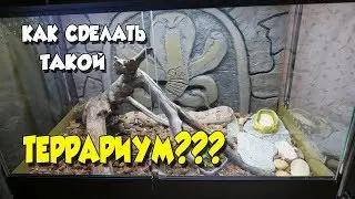 HOW TO MAKE A TERRARIUM! GRADUALLY/IN THE HOME. BUILD A HOUSE FOR THE BOA!