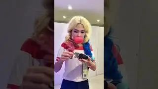 How did Harley Quinn bring lipstick into the classroom