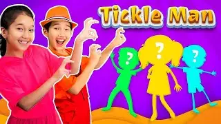 Tickle tickle Family | Tickle man + Kids Songs & Nursery Rhymes | Tickle Kids Songs