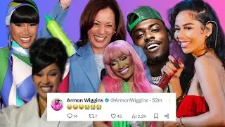 ‼️Cardi B EMBARRASSES Kamala Harris & Herself! Armon Wiggins laughs at Cardi & Mariah the Scientist