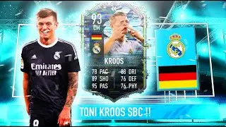 FLASHBACK TONI KROOS! FLASHBACK PLAYER SBC! (CHEAPEST COMPLETED METHOD) - FIFA 21 ULTIMATE TEAM