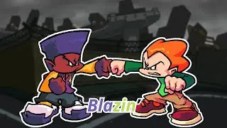 FNF Blazin' but the instrumental determines the notes [Nonstop]