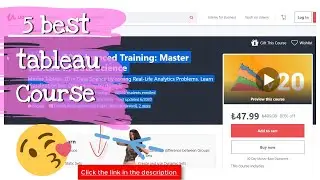 5 Best Tableau Courses Udemy
