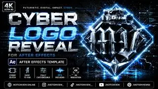 FREE Cyber Logo Reveal Template For After Effects 