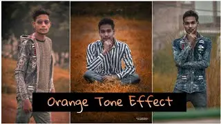 Lightroom Orange Tone Effect Editing | Lightroom Photo Editing